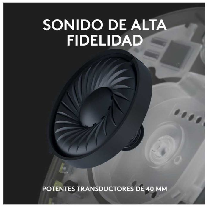 Logitech G435 LIGHTSPEED Auscultadores Gaming Sem Fios Brancos