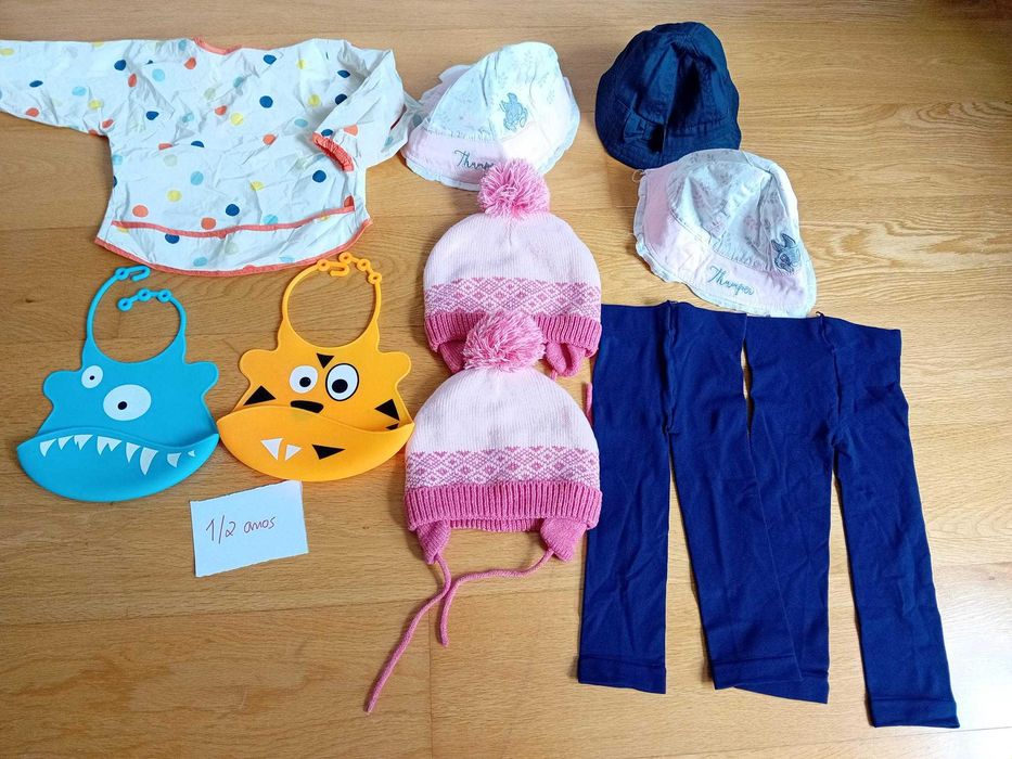 Lote de roupa menina - 1/2 anos