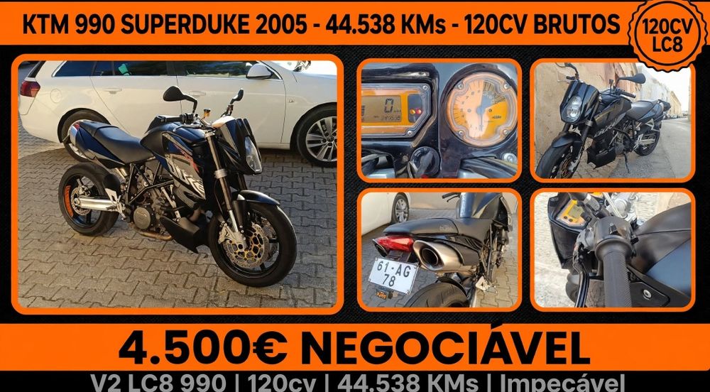 2005 KTM Super Duke 990 Garage Bike