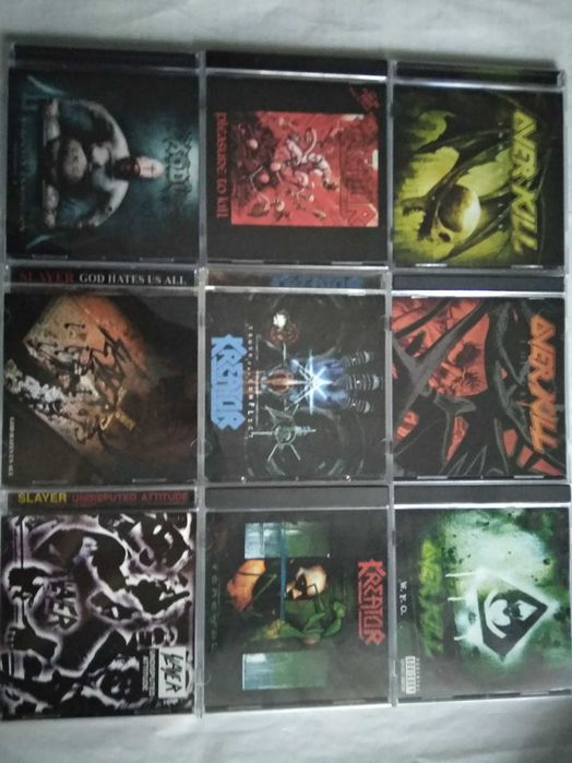 Slayer/Annihilator/Over Kill/Destruction/сд диски.