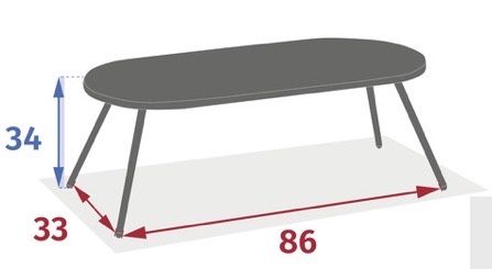 Mesa beje apoio varanda / jardim  nova