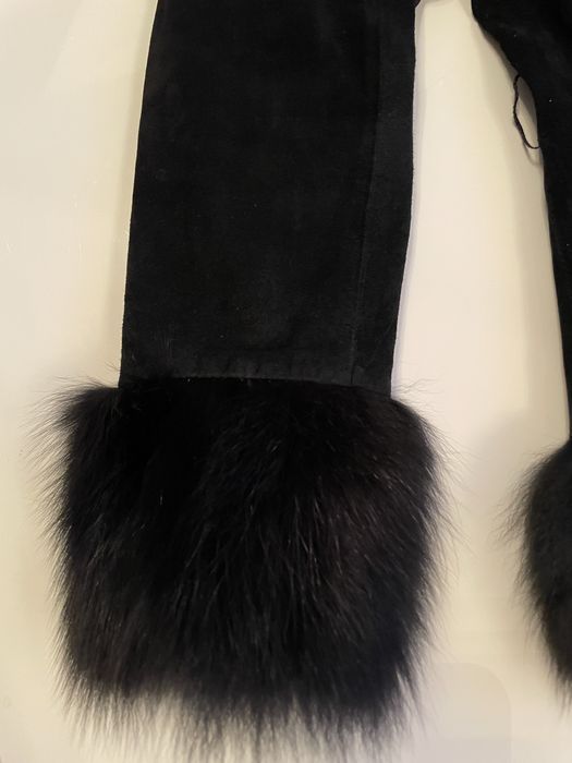 Płaszczyk skórzany z lisem, AGGI