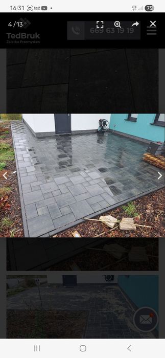 Brukarz / układanie kostki / usługi brukarskie / prce ziemne