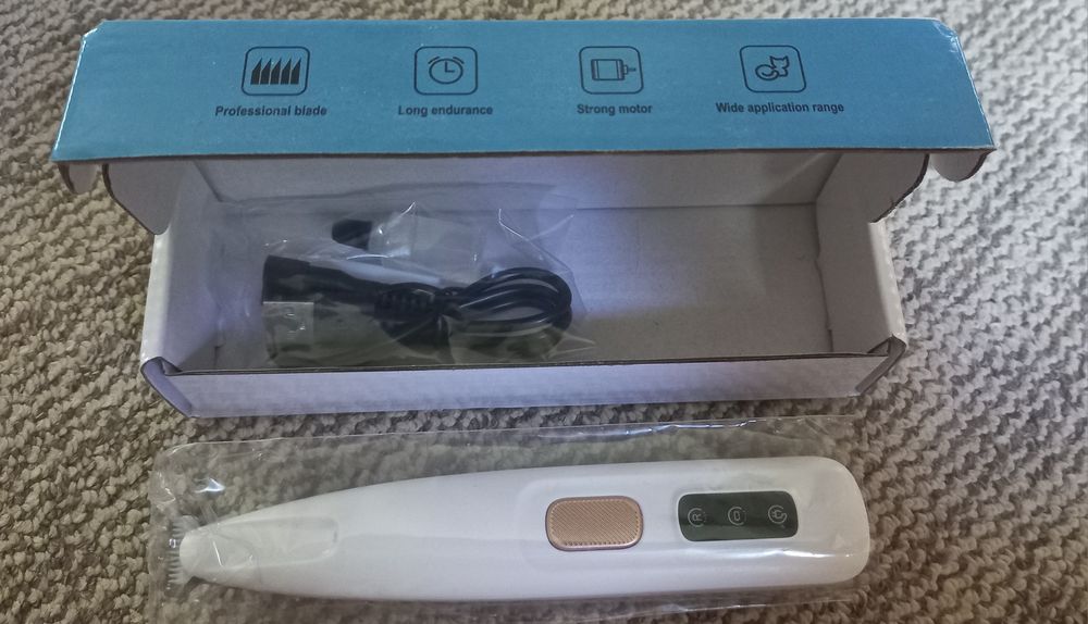 Акумуляторна машинка для стрижки тример для вушок/лапок