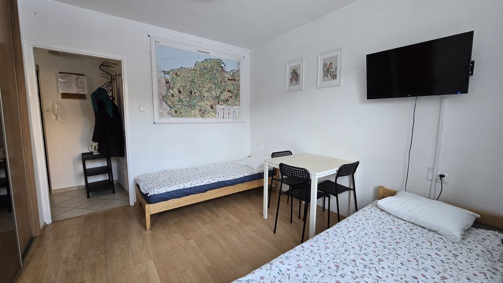 Mieszkanie Gdańsk nocleg kwatera centrum dla 4  pracowników