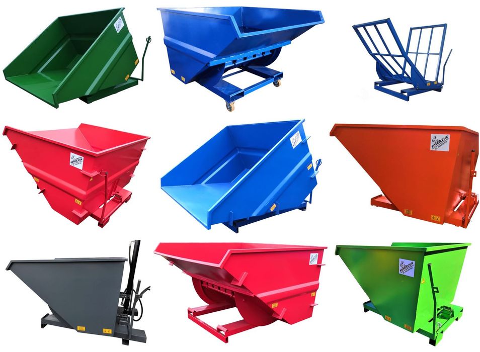 Kontener 1.5m3 #4 koleba pojemnik samowyładowczy