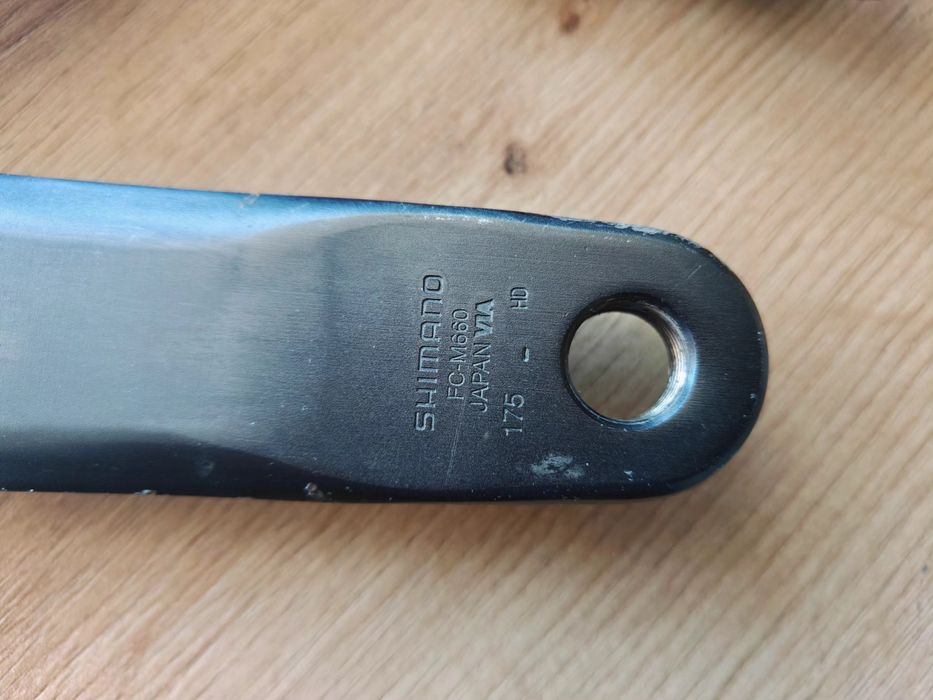 Шатуни 68/73 мм Shimano SLX M660 Hollowtech2.