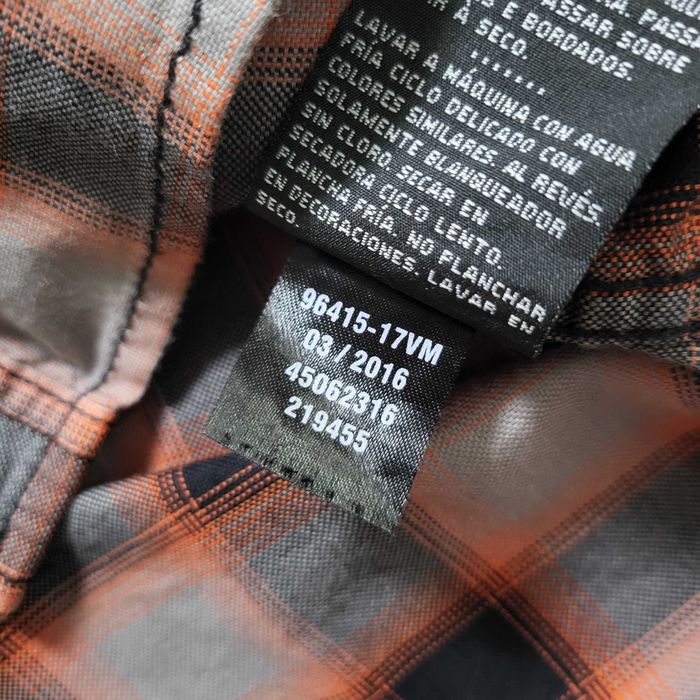 Рубашка Harley-Davidson Cotton Oxford Plaid Short Sleeve Woven Shirt