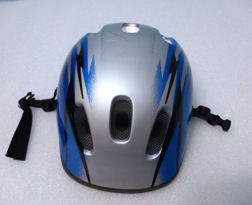 Kask dla dziecka 48-52 cm WORKER KIDDY srebrno-niebieski