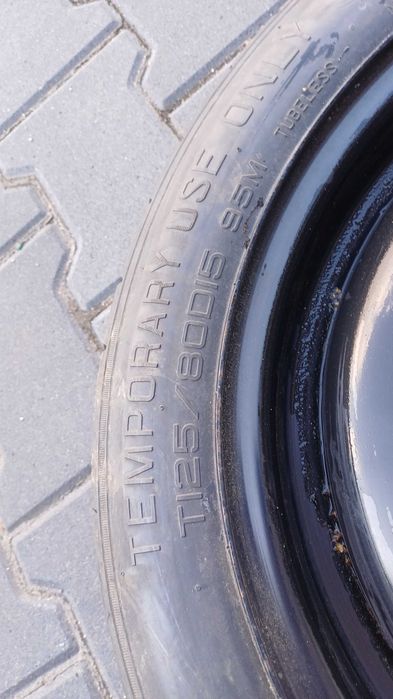 Koło dojazdowe Kia / Hyundai / Mazda 5x114,3 15"
