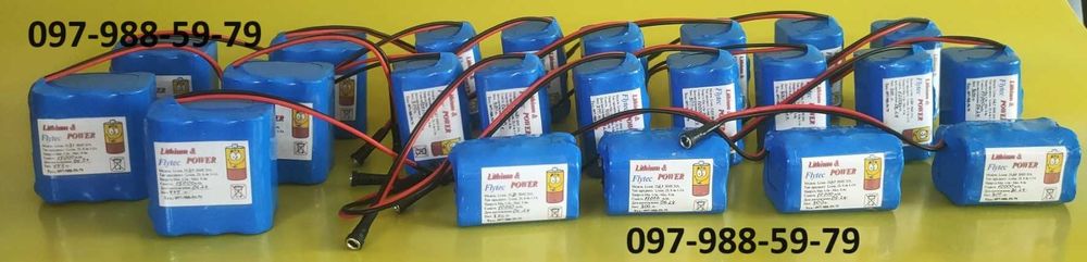 Потужні акумулятори для всіх моделей  Flytec, D13, D16, D18, V020