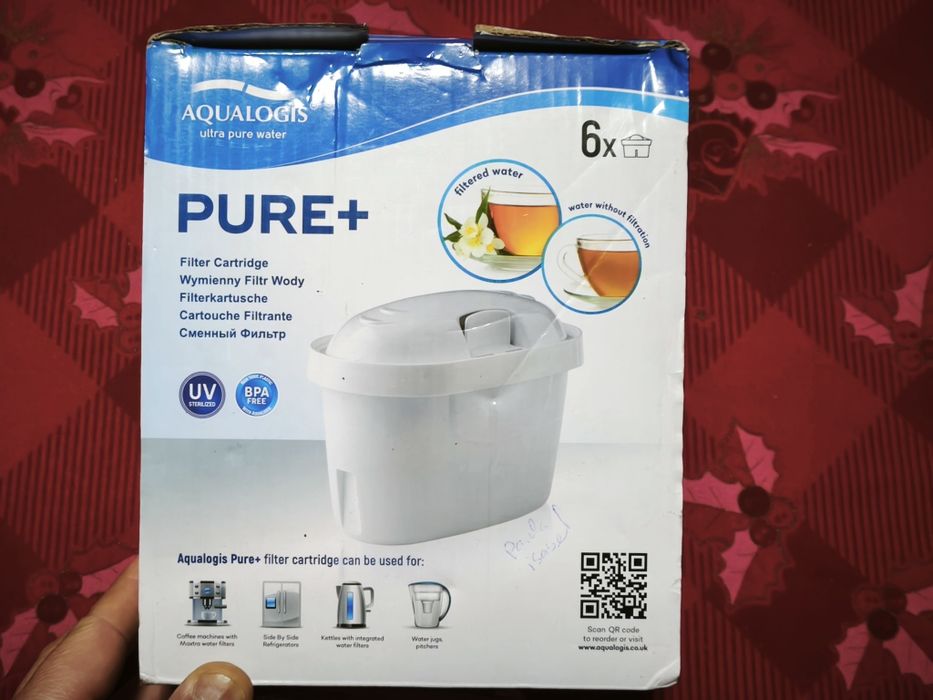 6x Cartuchos de filtro de água Aqualogis Pure+