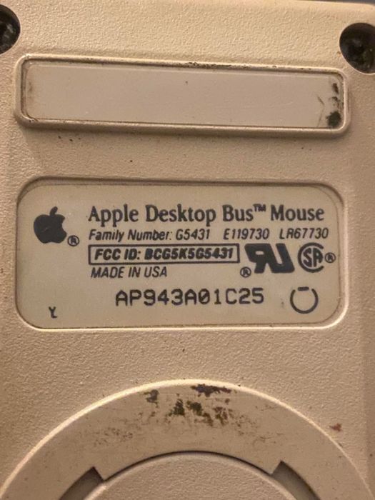 Мышка Apple 1984 год