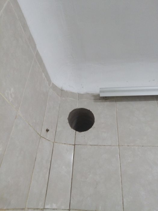 Витяжка,Вентиляция,Рекуператор Сверління з пилесосом