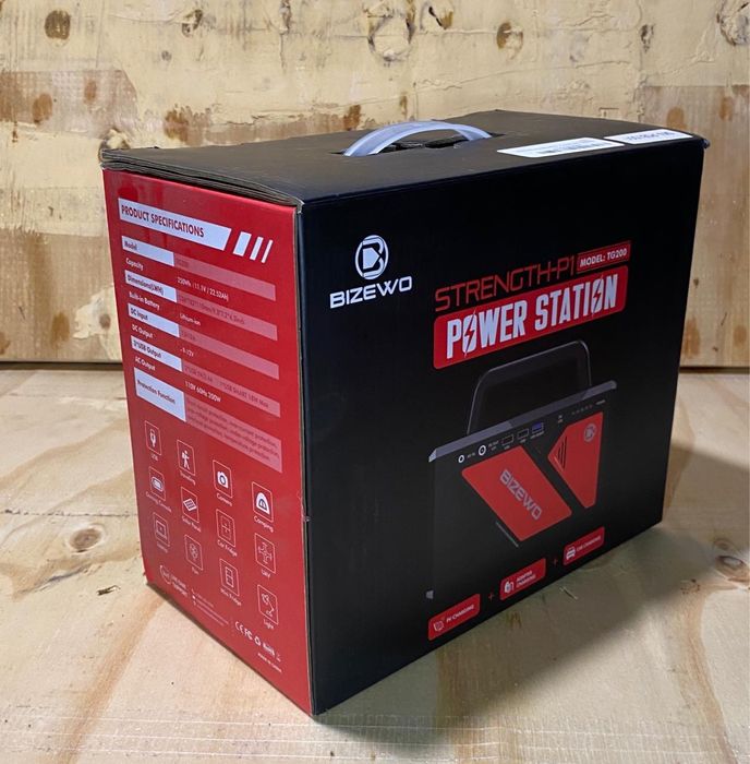 Портативна електростанція BIZEWO, резервний акумулятор, павербанк