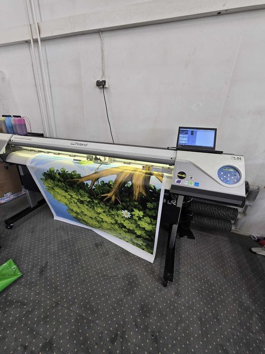 Wielkoformatowy ploter drukujący ROLAND RF-640 RF640 VersaWorks7 Gw12m FV Drukarka wielkoformatowa