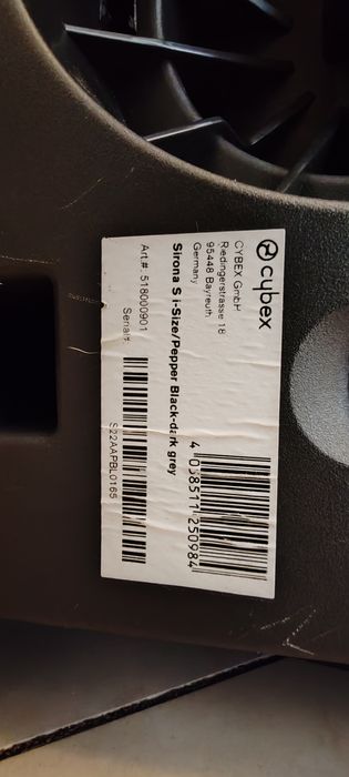 Fotelik Cybex Sirona S i - Size