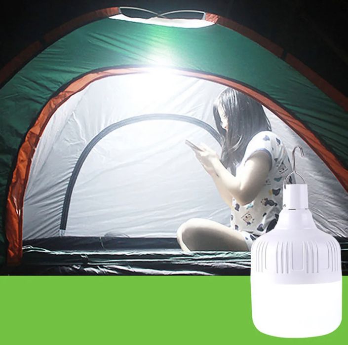 Лед лампа фонарь походная 60w при блекауте