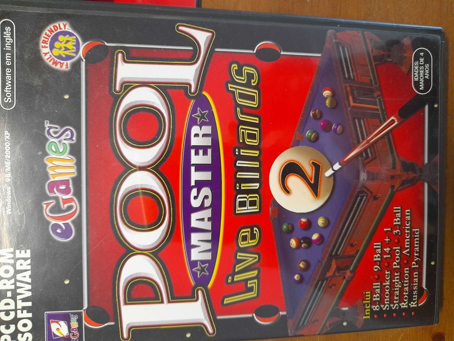 Pack d 8 jogos de mesa para PC usados mas em bom estado Jogos antigos.