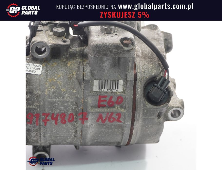 BMW E60 E61 E64 LCI N62N Sprężarka Klimatyzacji Kompresor A/C