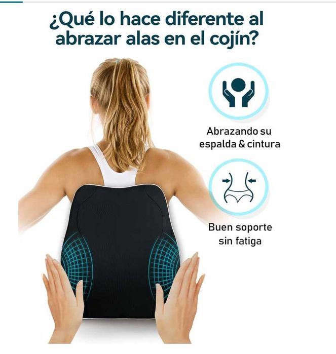 Almofada Lombar ergonómica novo – new lumbar cushion car/ office chair