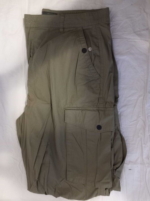 Calças cargo homem verde tropa