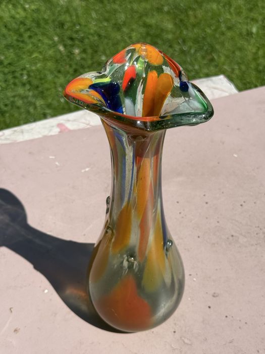 Wazon szklany kolorowy Sękacz z HSG Ząbkowice