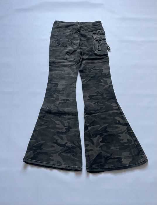 Джинси flared faded jeans клеш кльош джинсы opium como камуфляжні