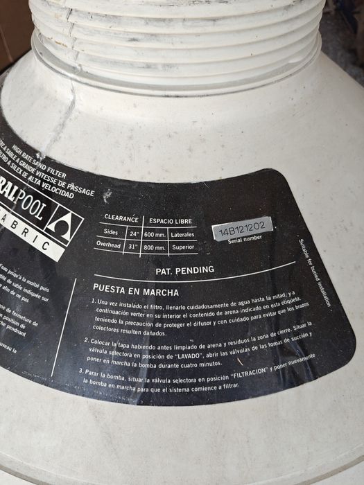 filtro de areia AstralPool Cantabric