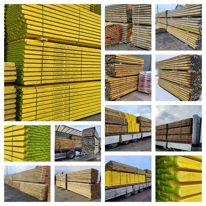 Głowice stropowe Korony Stemple budowlane Sztyce Dźwigary H20