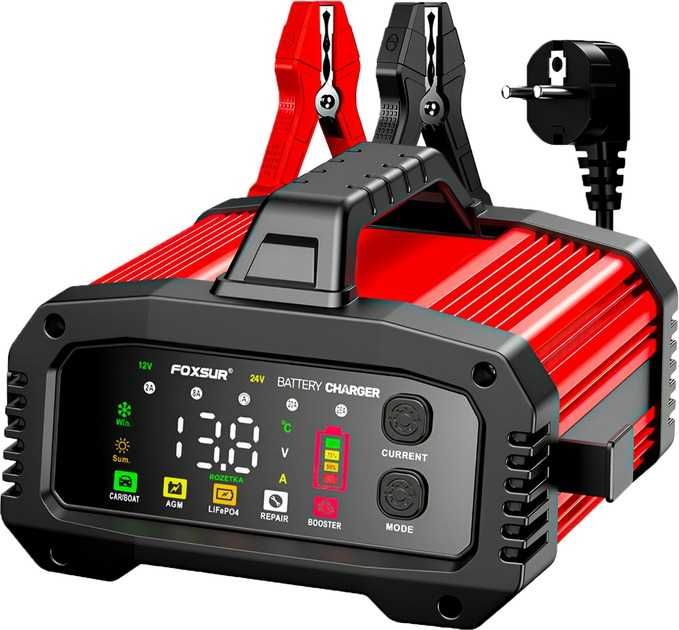 Опт Дроп FOXSUR (12V/25A-24V/15A) FPT-250 - імпульсний зарядний пристрій, десульфатор, бустер