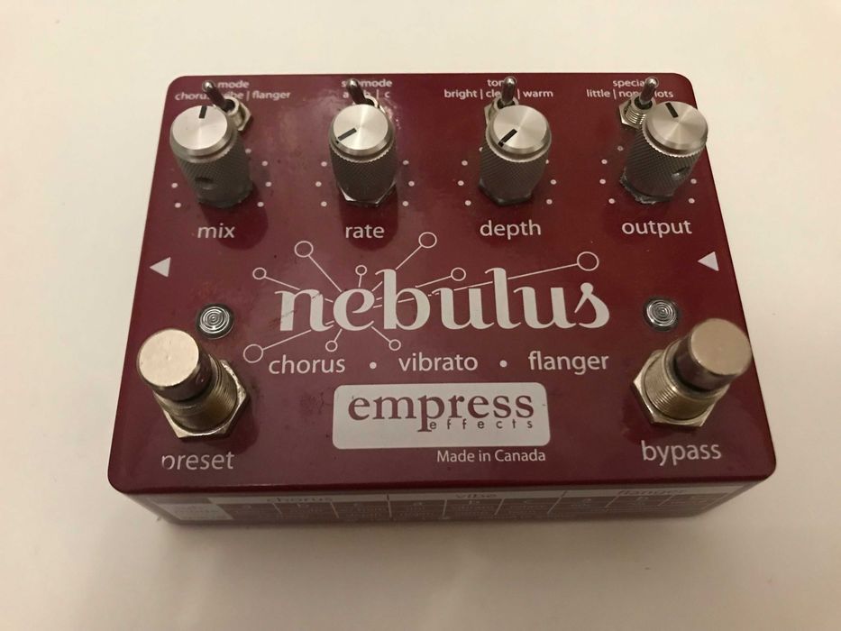 Empress Nebulus Chorus, Vibrato and Flanger Guitar Effects Pedal