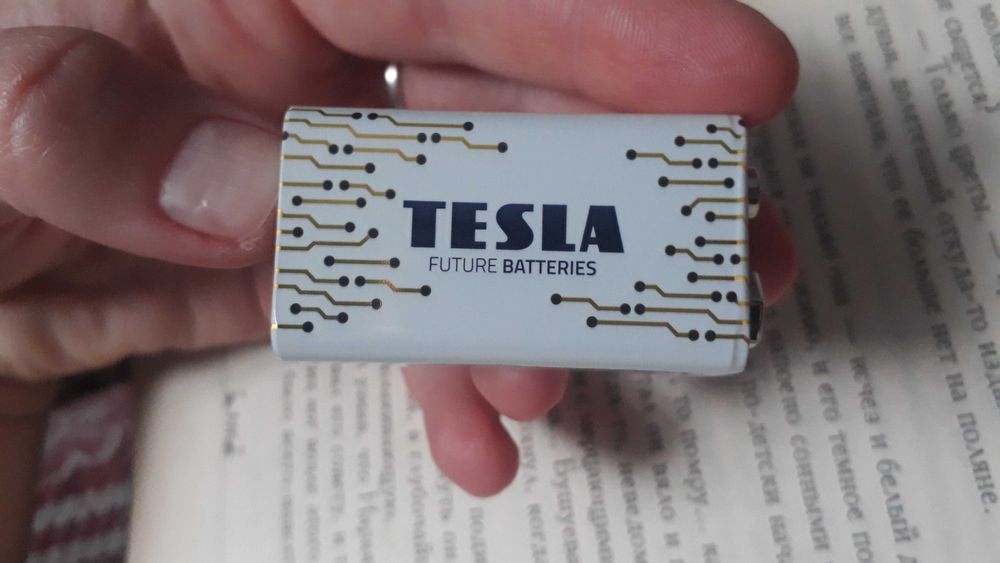 Батарейка Tesla Крона (6LR61) Gold+ 9V 1шт