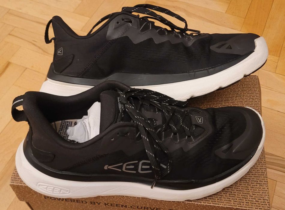 Buty outdoor Keen WK450 - black/star white r. 44,5