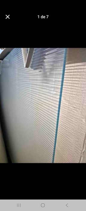 Vidro fixo de duche novo 140x200 de 8mm novo (embalado)