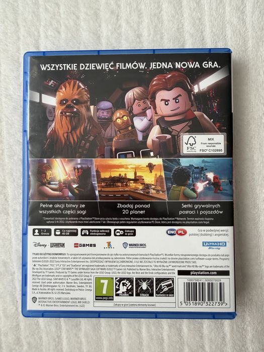Lego Gwiezdne Wojny PS5