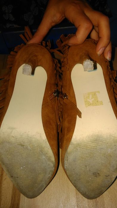 Botki DeeZee 37 karmelowe