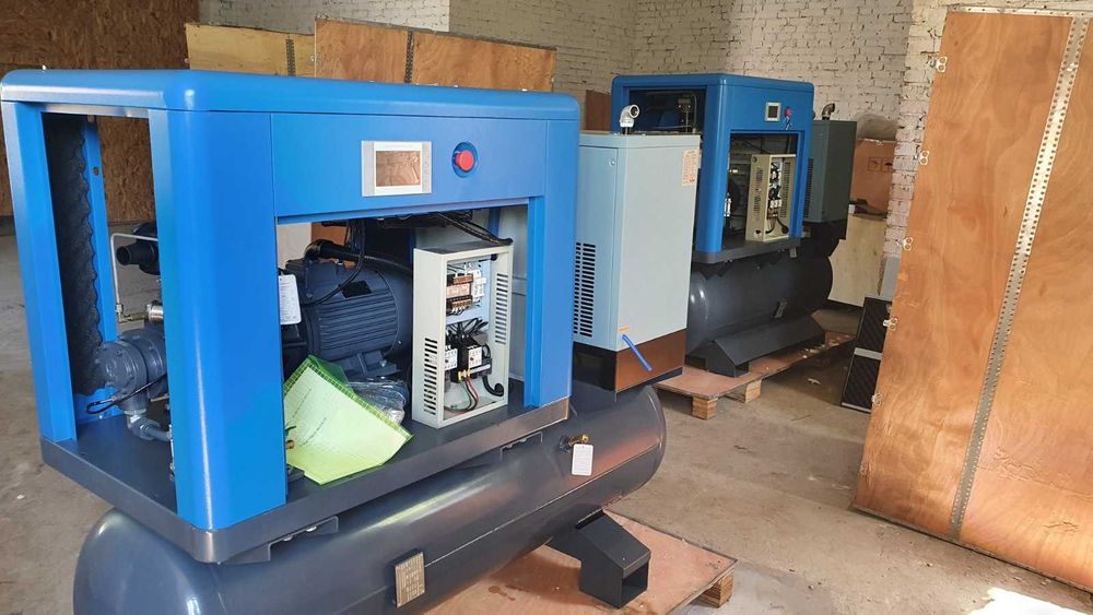 Винтовой компрессор JUFENG JF-20AT Ресивер Осушитель в комплекте