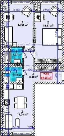 Терміновий продаж квартири на етапі здачі ЧУКАЛІВКА