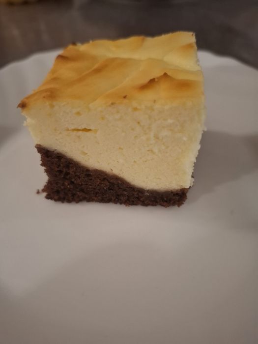 Sernik na murzynku - cielaczek