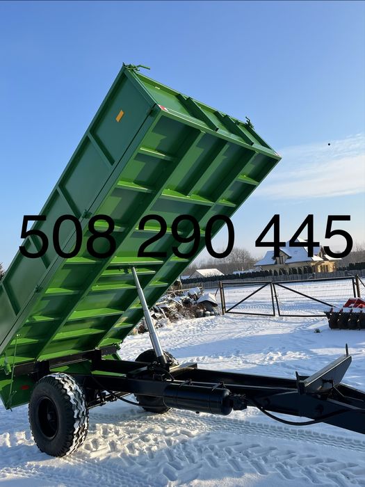 Przyczepki jednoosiowe wywrotki