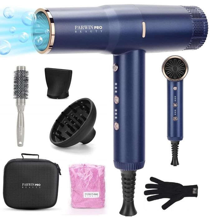 PARWIN PRO BEAUTY profesjonalna suszarka do włosów z jonizacją z wyjąt