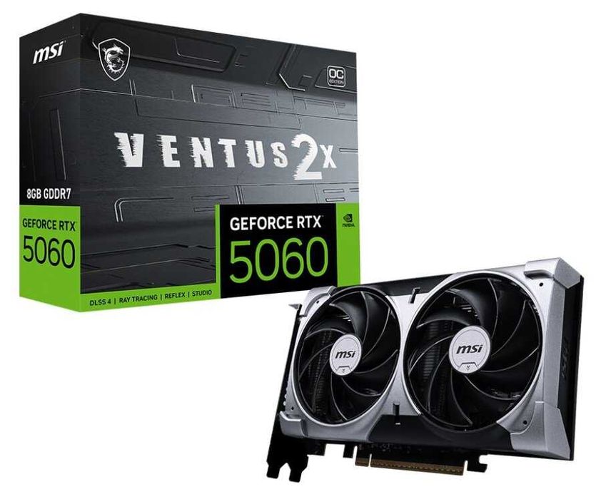 Нова відеокарта NVIDIA GeForce RTX 5060 8GB GDDR7 — Пломби