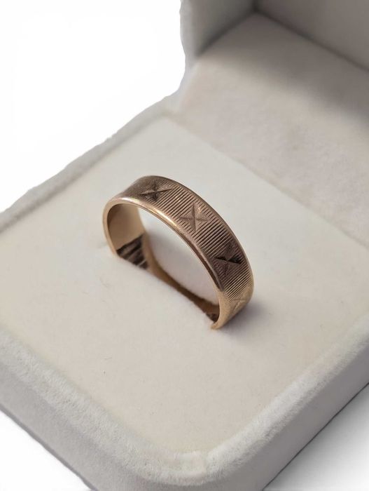 Złota obrączka 583 14K 4,37 g r. 19