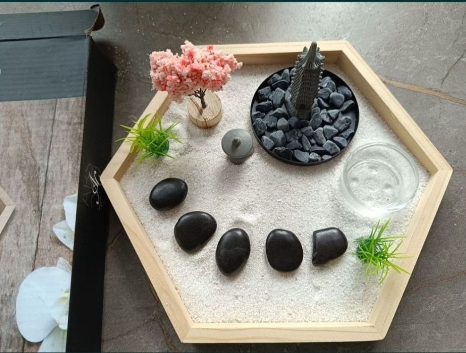 DEKORACJA.  Relaksacyjny ogródek ZEN z miejscem na świecie