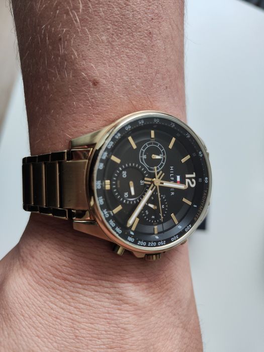 Zegarek złoty męski Tommy Hilfiger