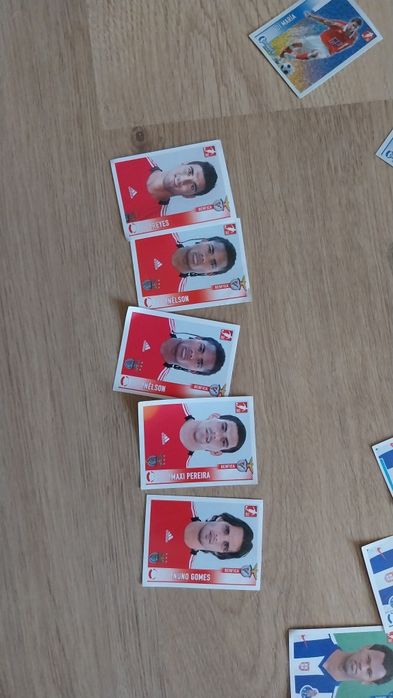 Cromos Panini Liga Portuguesa 08/09 - Conjunto ou Avulso (Hulk Reforço, Di María, Éder, Brilhantes)