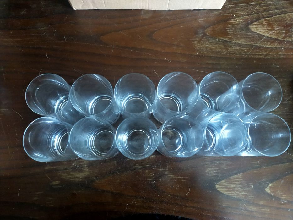 Copos transparentes 12 unidades/ 6 unidades