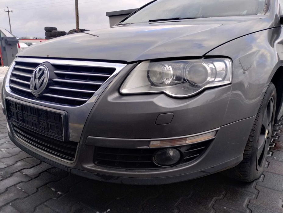 Zderzak przód przedni VW Passat b6 xenon spryski LA7T części