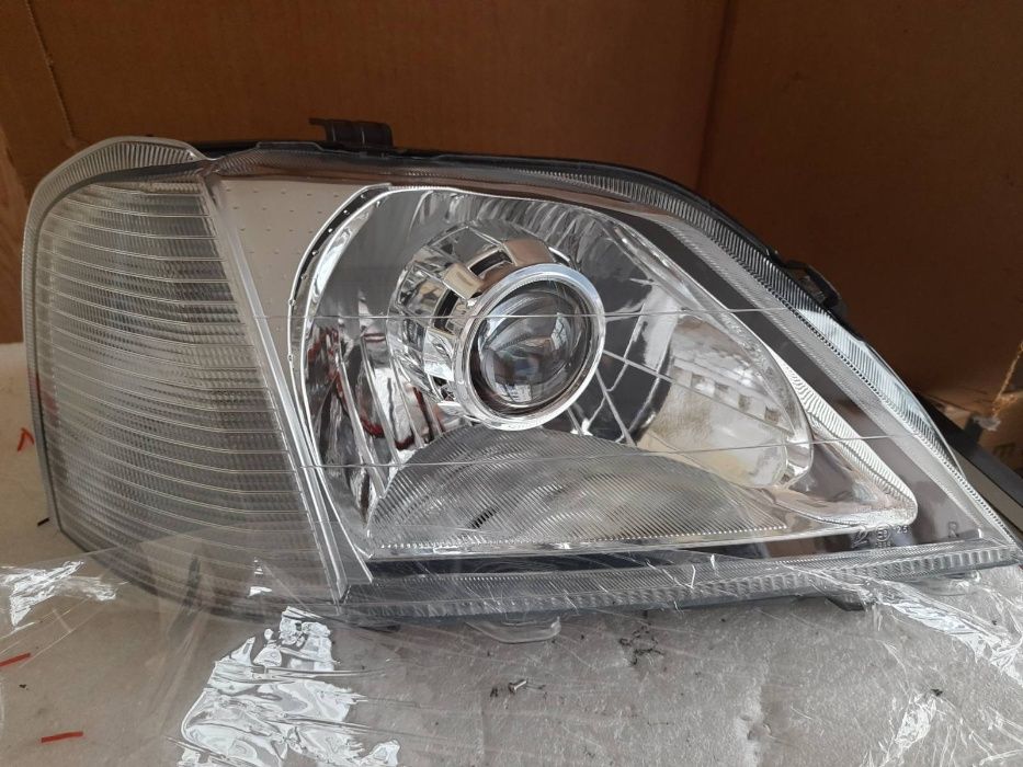 Новые фары с линзами Renault/Dacia Logan (Рено логан)